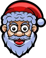 Santa Claus icon character