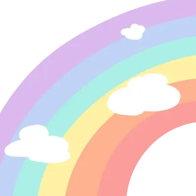 Pastal rainbow