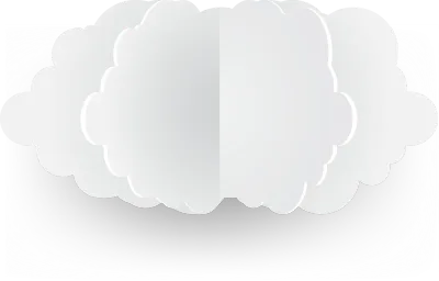 paper cut cloud