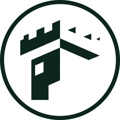 Castle Logo symbol vector illustration design template png