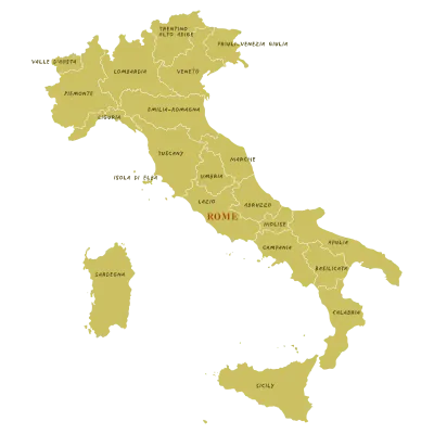 map of italy country