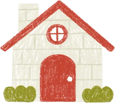 Tiny House Transparent Coloured Pencil