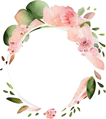 watercolor pink rose clip art