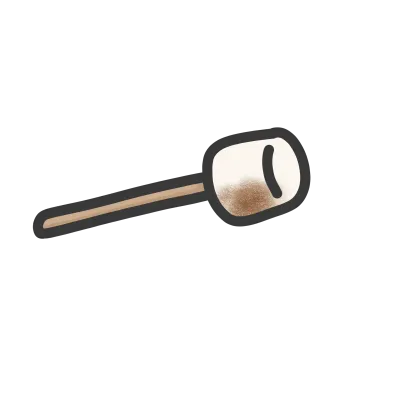 Camfire fire marshmellow