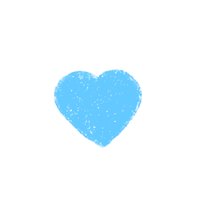 Blue sky heart