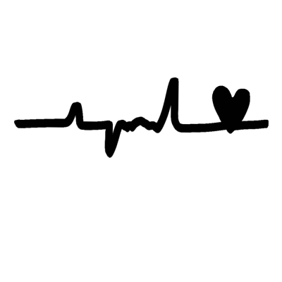 line heart