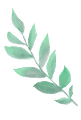 watercolor greenery foliage