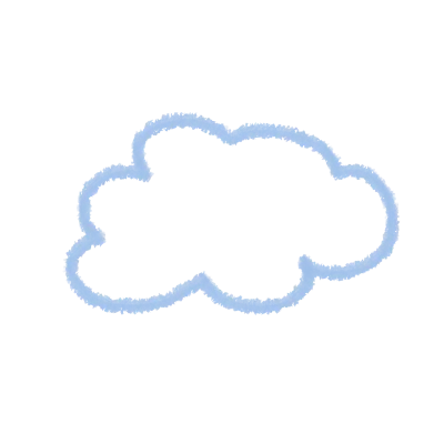 Cloud blue sky