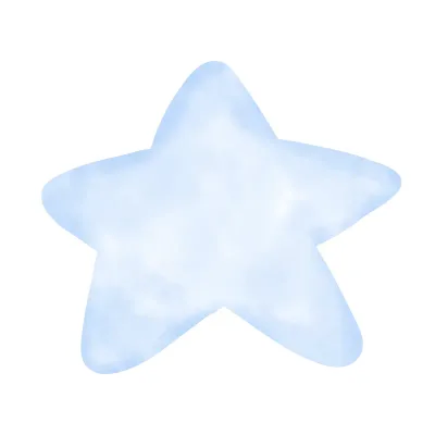 cute star, star, watercolor star