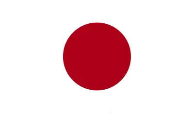 Japan flag with grunge texture