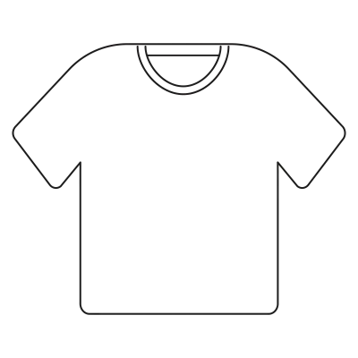 Set of women's shirts with black and white lines