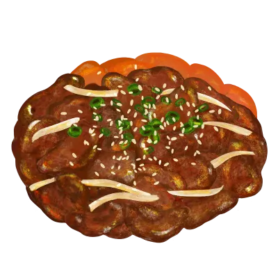 Bulgogi, korean food, BBQ beef