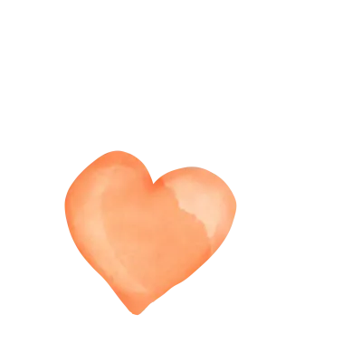 Orange Heart 