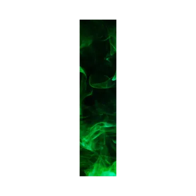 Green flame Alphabet