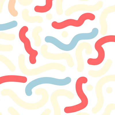 Colorful Line Doodle Background