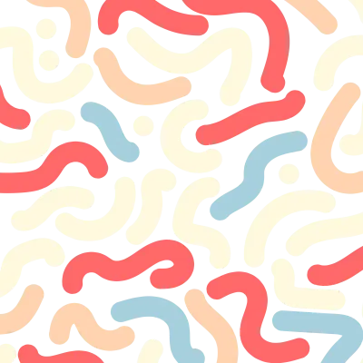 Colorful Line Doodle Background