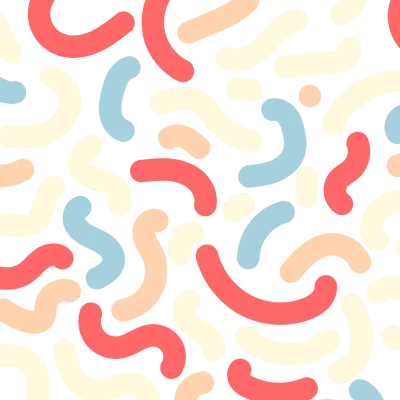 Colorful Line Doodle Background