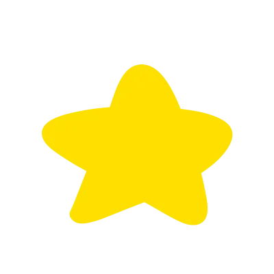 minimal cute star