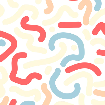 Colorful Line Doodle Background