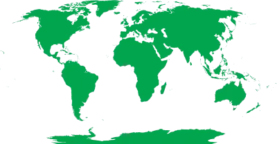 World map isolated design