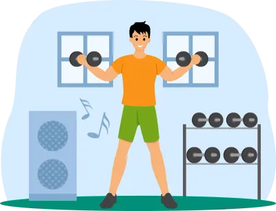 Healthy Activity Flat Design