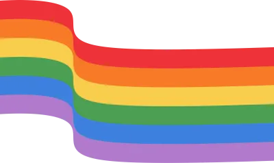 Rain bow LGBT icon PNG