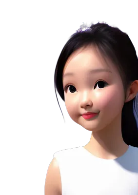 girl beautiful 3D
