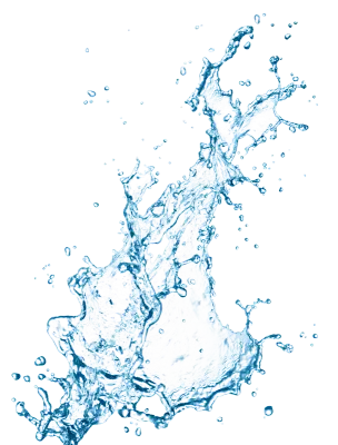 water drop and water splash on png
