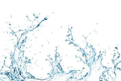 water drop and water splash on png