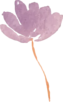Watercolor flower illustration