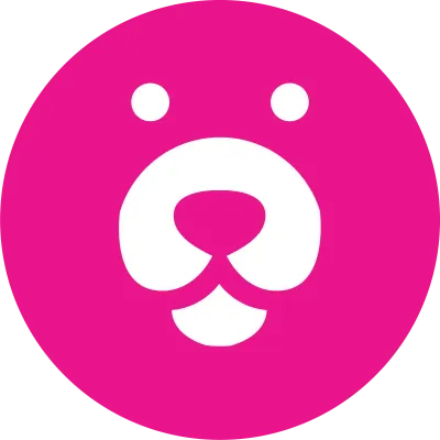bear head design logo