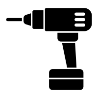 hand drill Solid icon