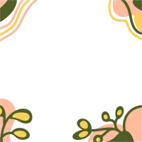 Colorful Floral Frame Background