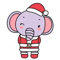 christmas elephant
