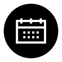 Calendar line outline icon.