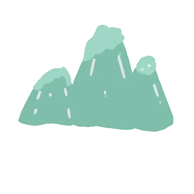 Snowdrop and mountain
