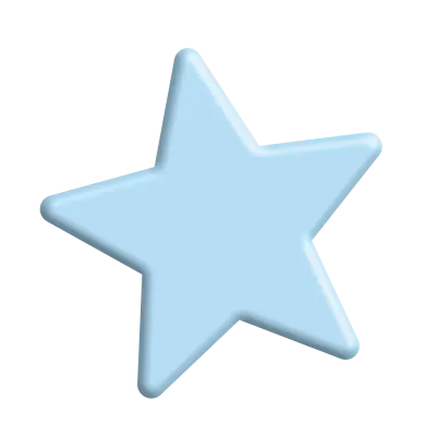 3D Pastel Star