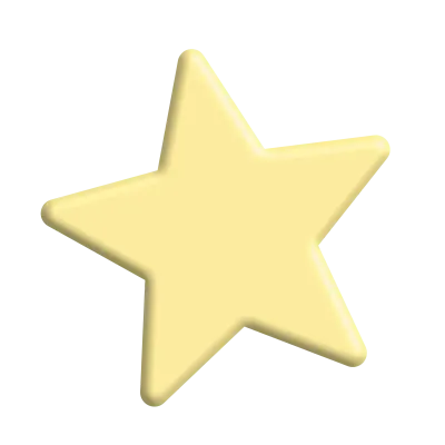 3D Pastel Star