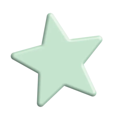3D Pastel Star
