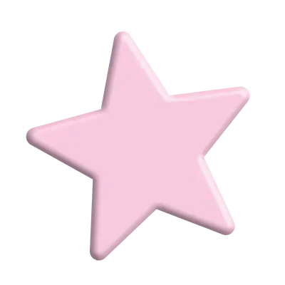 3D Pastel Star