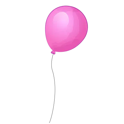Cute balloon watercolor illustration