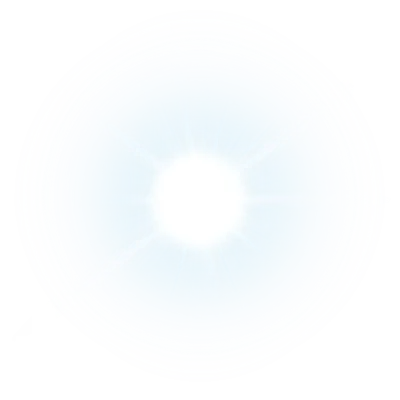 Sun element on png transparent