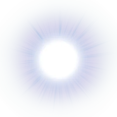 Sun element on png transparent
