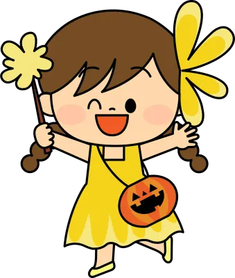 仮装をした子供