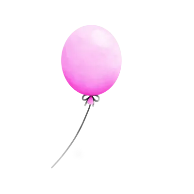 Pink balloon