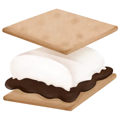 S more Biscuit melt Marshmallow and melt chocolate