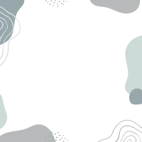 Abstract frame with freeform shape