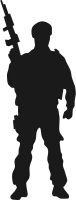 soldier Silhouette, army silhouette