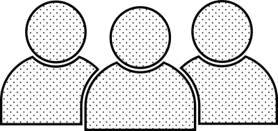 People icon sign symbol design