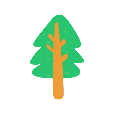 Cute cartoon Tree